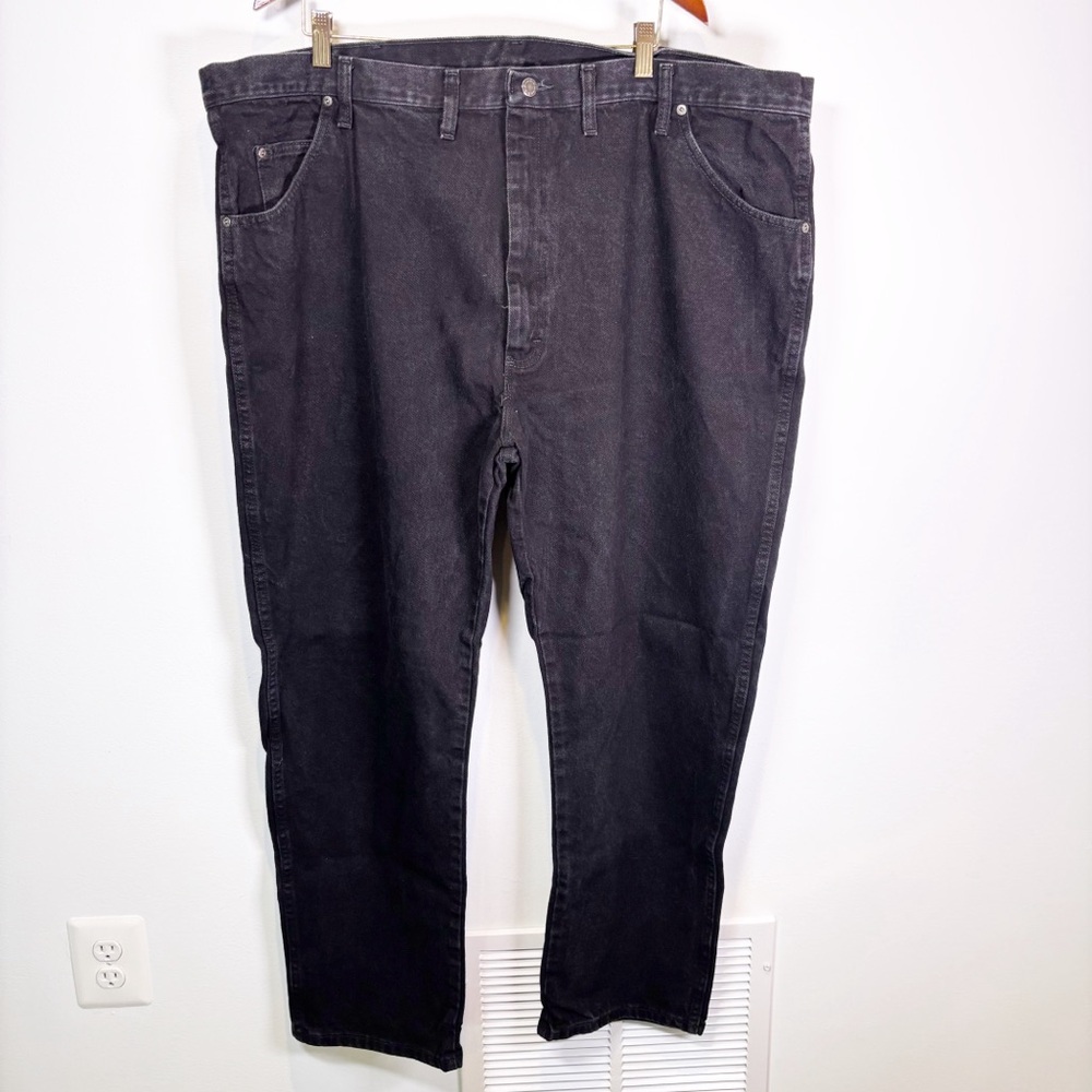 Wrangler Regular Fit Black Jeans